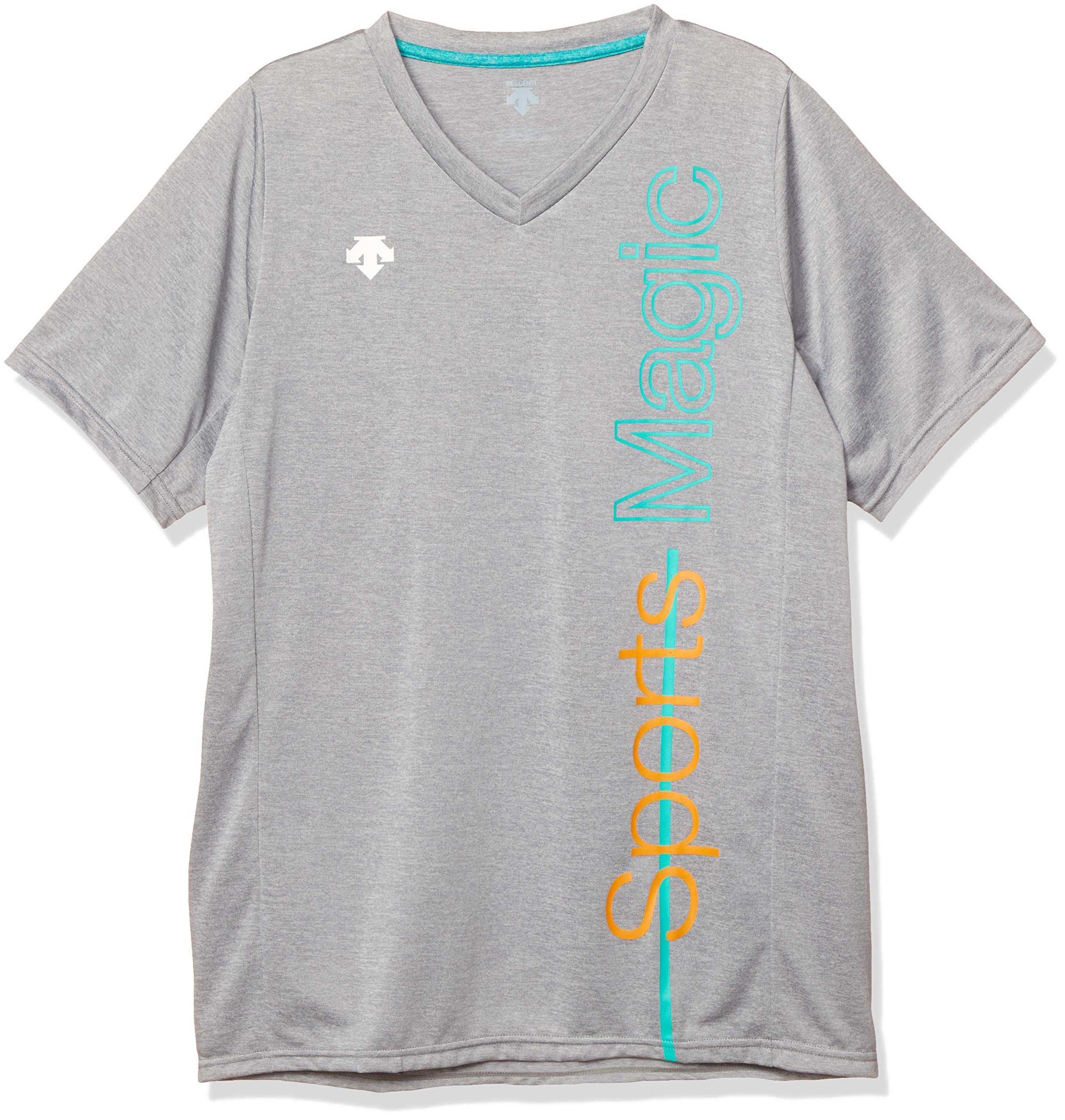 

Short Sleeve Practice Sweat Quick Drying DVUPJA54 GYM S [DESCENTE] Shirt, Absorbent,