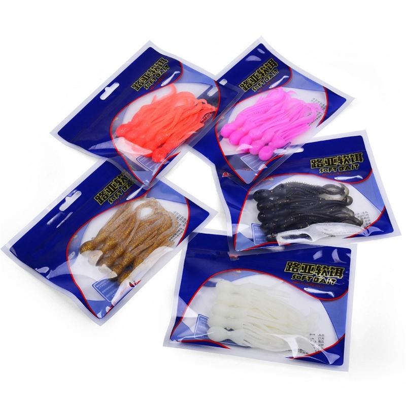 5pcs Floating Fishing Lures Squid Jig Soft Baits Silicone Artificial Baits Swimbaits Fishing Accessories