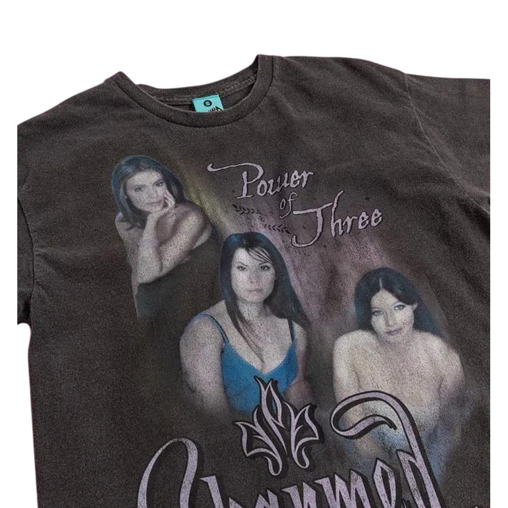 Charmed Unisex Adult Power Of Three Vintage Wash T-Shirt