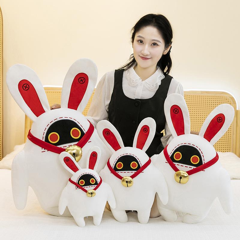 New Shark Cloth Plush Toy Rabbit Lucky Cloth Large Ragdoll Doll Girl Birthday Gift