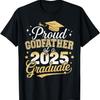 Proud Godfather of Class of 2025 Graduate Senior Graduation T-Shirt