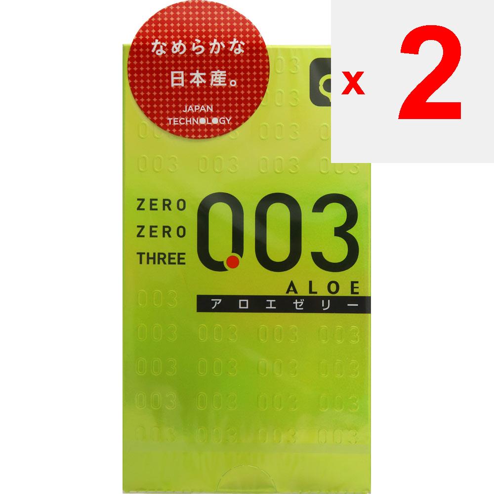 okamoto Zero Zero Three Aloe Pachet de 10 buc Prezervativ de tip standard cu o grosime de 0,03 mm. Pachet de 1