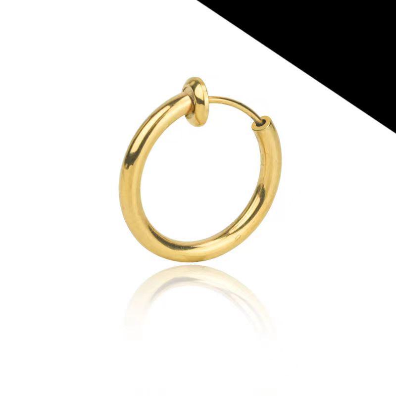 Pánské trendy magnetické náušnice a unisex falešné klipy na uši