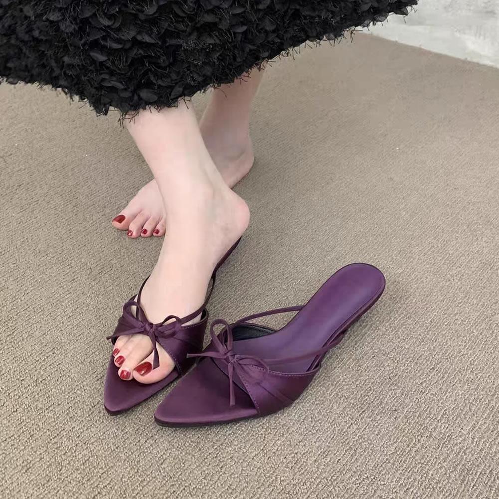 Women Pumps Spring Sexy Pointed Toe Sandals Party Ladies High Heels Shoes for Women Fashion Wedding Shoes Bride Zapatos De Mujer