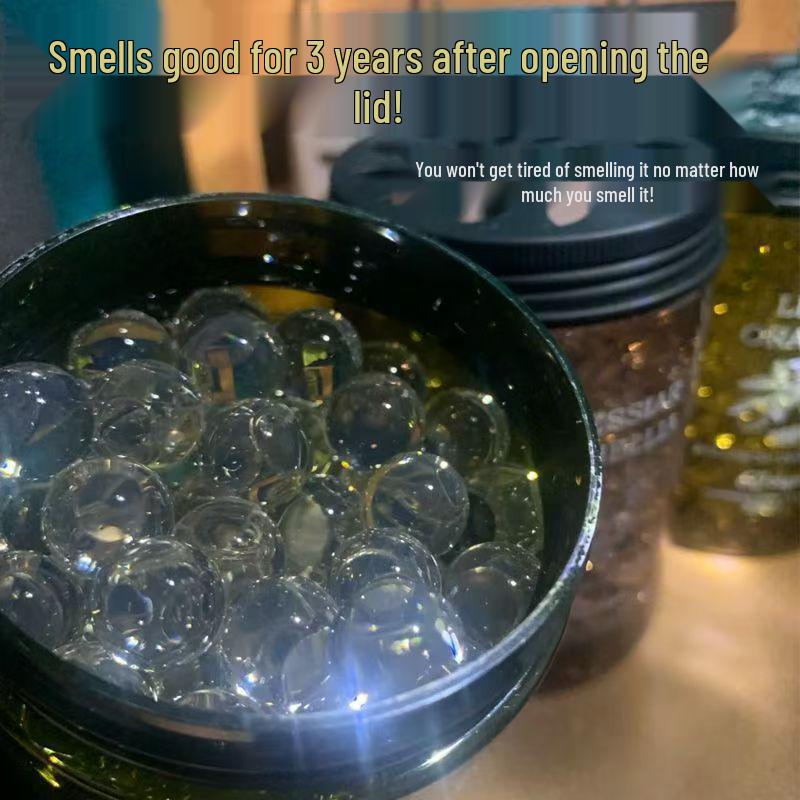 Premium Long-Lasting Car Air Freshener Diffuser - Odor Eliminating Scent Beads for Continuous Freshness