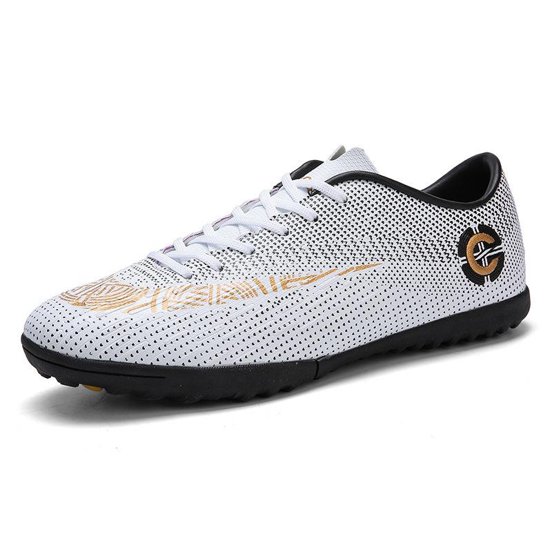 Football Shoes Men's and Women's Leather Large Size Long Nails Broken Nails Youth Training Shoes Adult Sneakers