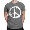 Classic Funny 100 Cotton Tshirt Peace Tops Tees For Unisex