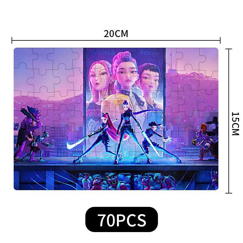 Nuevo kpop Caza de Brujas Puzzle Cazadores de Demonios Rumi Juguete Ensamblado Modelo Puzzle Regalo