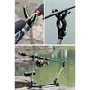 Rafts Ice Fishing Stand Fishing Rod Holder Rack with Adjustable Angles Enhances Grip And Stability For Outdoor Fishing