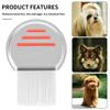 Dog Pet Grooming Glove Stainless Steel Cats Brush Comb Deshedding Hair Gloves Dogs Bath Cleaning Supplies Animal Combs