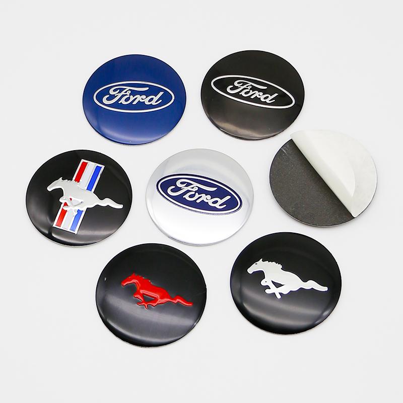 cfpqt10 4Pcs 56mm ABS Car Wheel Center Hub Cap Badge Emblem For Ford Focus Mondeo Fusion Escape Kuga F150 F250 Auto Tuning Accessory