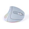 Wireless Vertical 3 Large 8 Ergonomic RGB Hollow Compatible with Blue Mouse, Bluetooth/2.4GHz/Wired, Modes, Size, Silent, Rechargeable, Buttons,