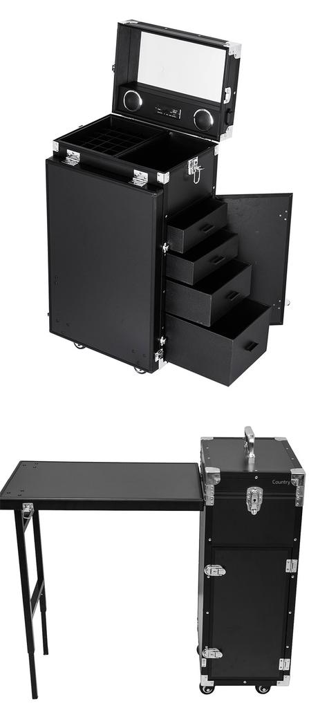 High-End Portable Beauty & Tattoo Makeup Trolley, Professional Storage Box, Nail Tool Case