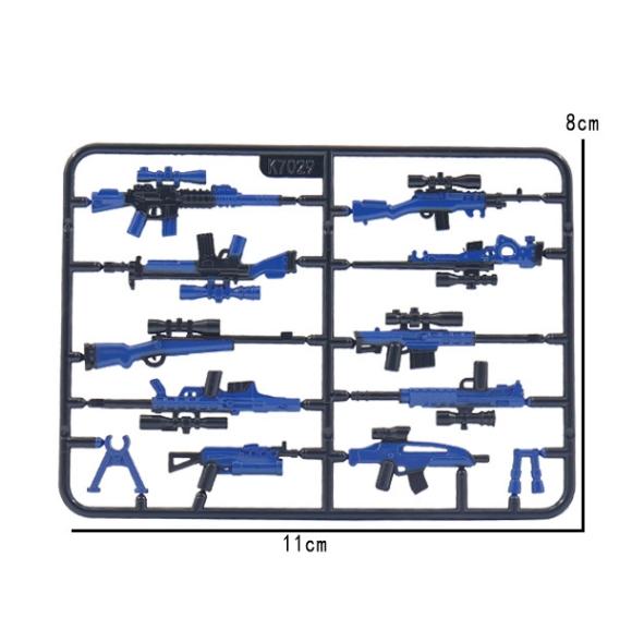 Armi Militari Figure di Motociclette Blocchi da Costruzione Accessori Bazooka Struttura di Trasporto Fucile Fucile da Cecchino Giocattoli Compatibili K050