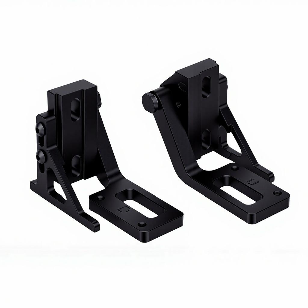 3D Printer Door Hinge Kit Replacement for Snapmaker U1 3D Printer 180 270 Degree Aluminum Alloy Door Hinge