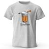 Joke The Breakfast Printed Unisexs TShirt 100 Cotton Oversized Funny Graphic Tees for Unisex Summer Tops