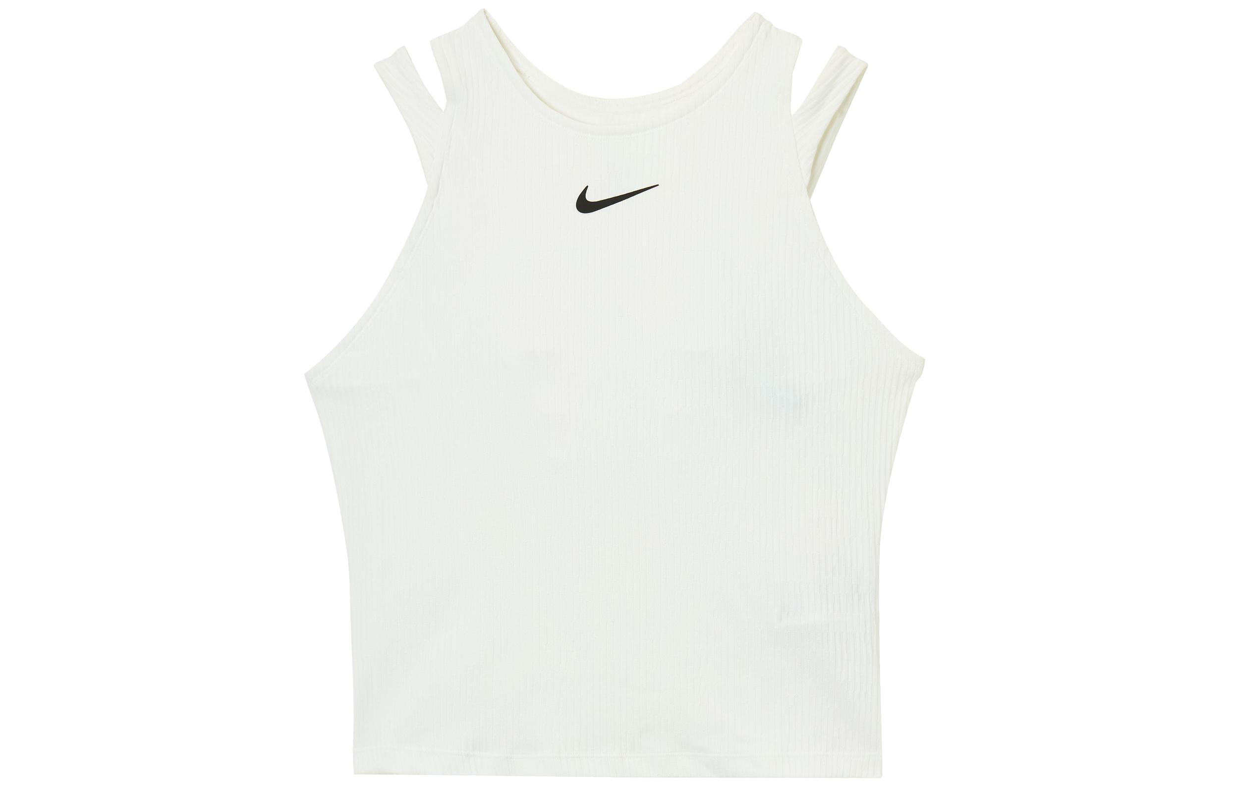 Nike Tank Tops Women s White Crew Neck Moderate Other FD5657-100 XL