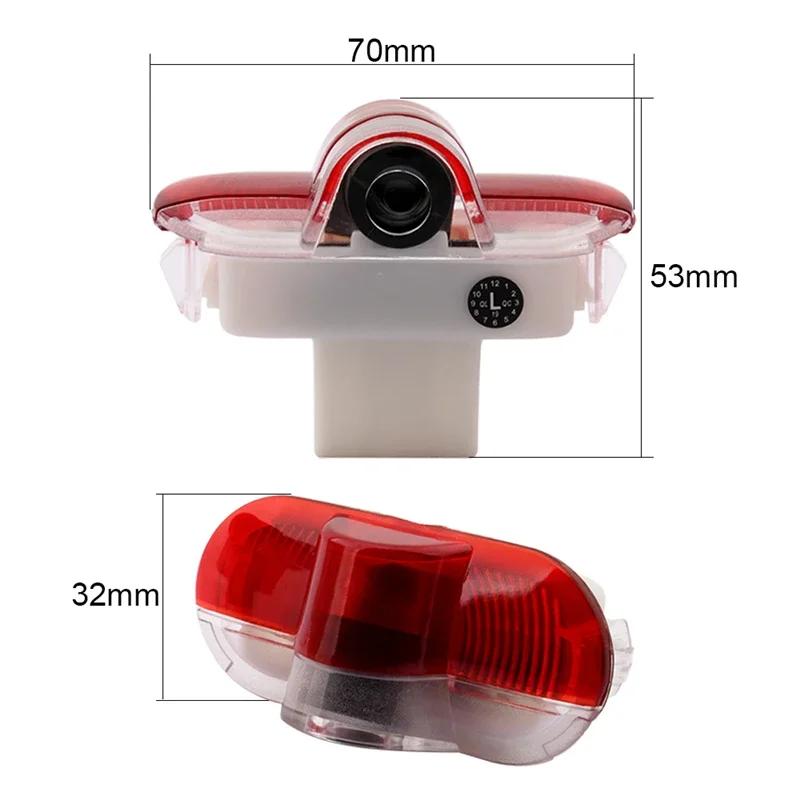 Car Sticker 2025 Hot 2Pcs LED Car Decor Door 3D Ghost Shadow Projector Courtesy Lights logo For Skoda Octavia A5 1Z 2 MK2 2001 -