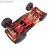 {Summer2} MN82 Series RC Cars Model Upgrade Parts Rear Axle 4-Link Conversion Bracket Set For LC79 RC Pickup Truck Modification