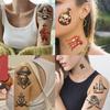 10 Pezzi Adesivi Tatuaggio Serie Pirata Cool Anime Cartone Animato Tatuaggi Temporanei Adesivi Giocattoli Divertenti Regali Ricompensa per Compleanno