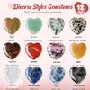 Hot Seller Valentine's Heart Stone Crystal Gemstone Craft (2cm)