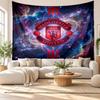 Manchester United Wall Tapestry, Soft Fabric Wall Hanging, Decorative Backdrop For Bedroom Home Wall Art