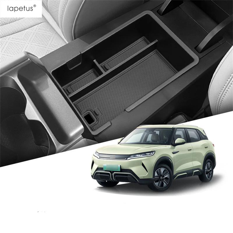 Car Center Control Armrest Storage Box Container Phone Holder TrayInterior Accessories For BYD Yuan Pro Yuan UP EV 2024 2025