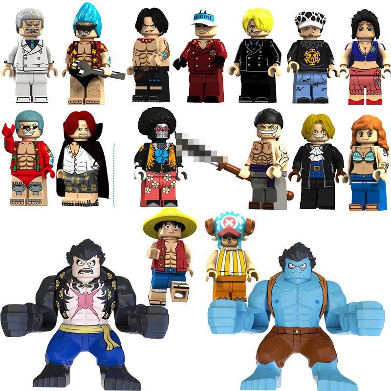 

One Piece Themed Building Blocks Set With Abs Plastic For Creative Kids Play Style 1