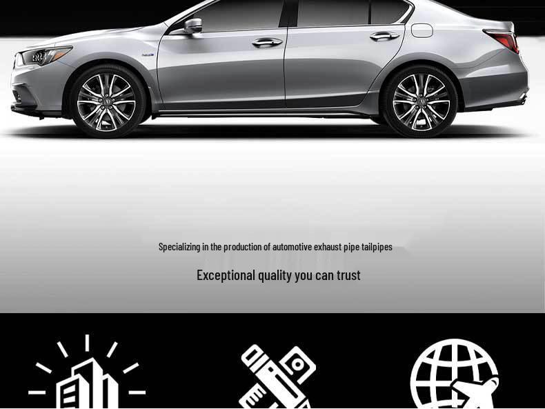 BMW Tailpipe Decoration: Stainless Steel Exhaust Modifications for 1 Series, 3 Series, X1, M2, M3, M4, MP