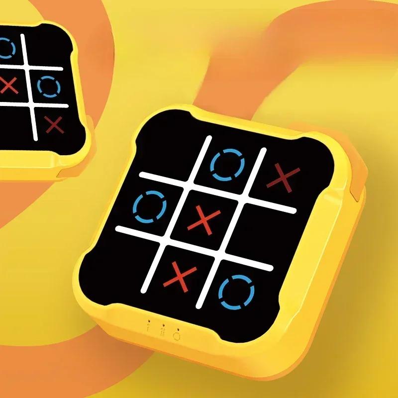 Electronic Tic-Tac-Toe Board Board Games Montessori Puzzle Table Game Chess Chess Set Portable For Adults Kids