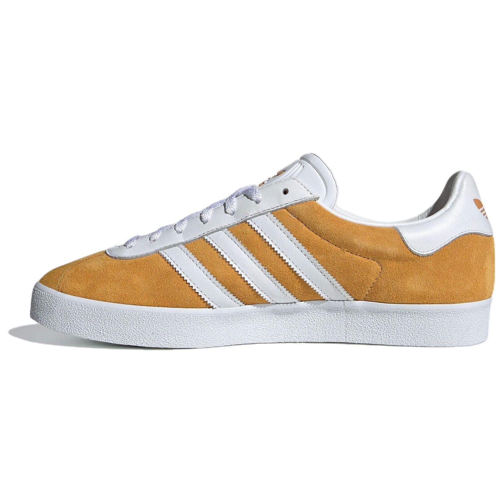 adidas Gazelle 85 Preloved Yellow Unisex Sneakers Cloud-White Gold-Metallic IG6221 45⅓
