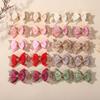 2Pcs/set Baby Dovetail Bow Hair Clips for Women Girls Handmade Glitter Bowknote Hairpins Daily Bowknot Headwear Hair Accessories