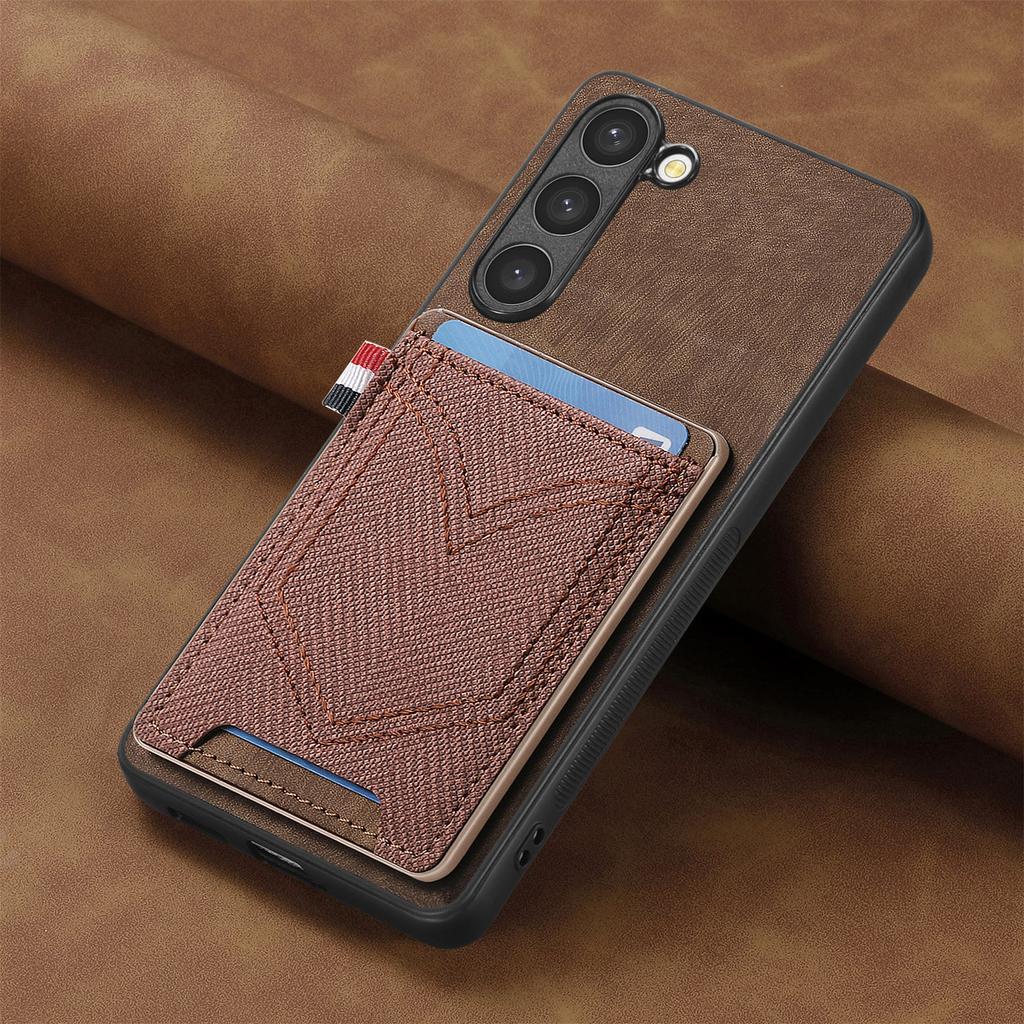 Denim Card Bag Leather Wallet Case for Samsung Galaxy A54 A53 A33 A13 A12 S23 Ultra S22 S20FE S21 Plus Cards Holder Pocket Cover
