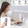 Hochgeschwindigkeits-Handventilator Tragbares Outdoor-Personal-Kühlgerät mit einstellbarer Geschwindigkeit, Digitalanzeige und integriertem Nachtlicht, Turbo-Kleiner Ventilator