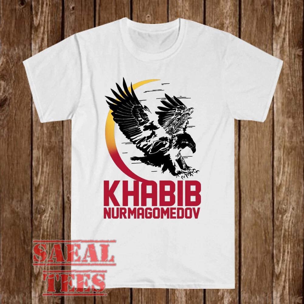 Khabib Nurmagomedov The Eagle Russian Men s White Size S-5XL L