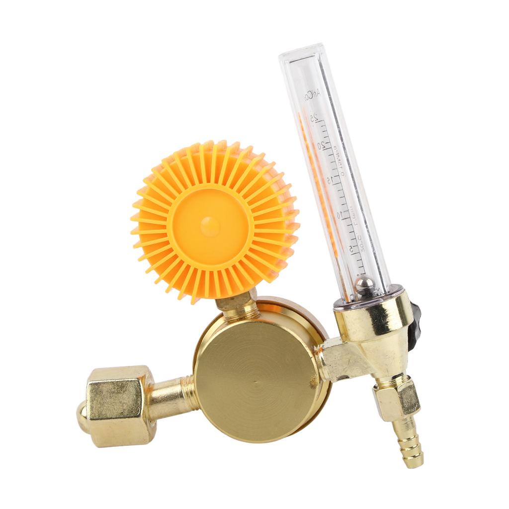 Argon Gas Regulator ABS Copper Vibration Resistant TIG Flow Meter Pressure Reducer for Welding