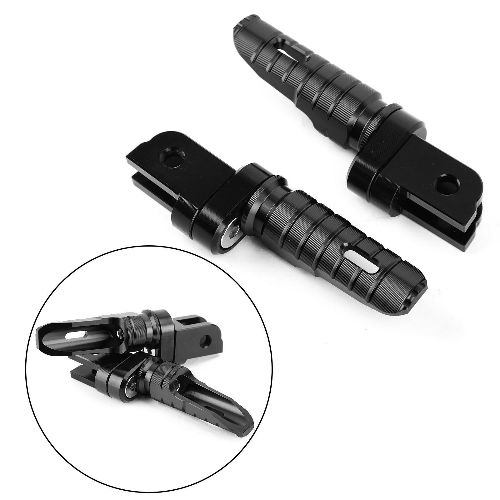 Front Footrests Foot Peg for BMW R nineT 14-20 Scrambler/Pure 16-20 F900R F900XR Black