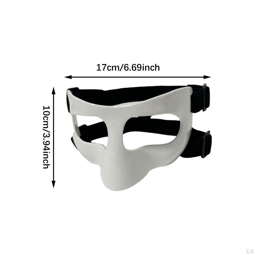 Basketball-Gesichtsschutz, Schutzabdeckung für obere Hälfte, Sportausrüstung Männer