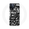 Case - Maniacase - Oppo A93s 5G - Black and White - Nike Air Logo - Flexible