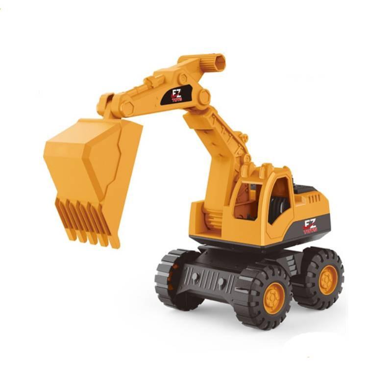 

Children Engineering Car Fall Resistant Excavator Stirring Truck Boy Toy Beach Excavator,18.5*10*11cm