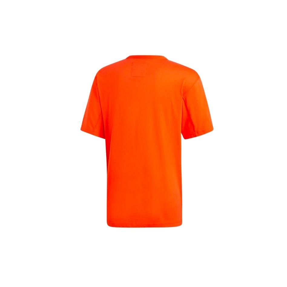 adidas originals Printing Logo Short Sleeve Yellow Men's DV1925
