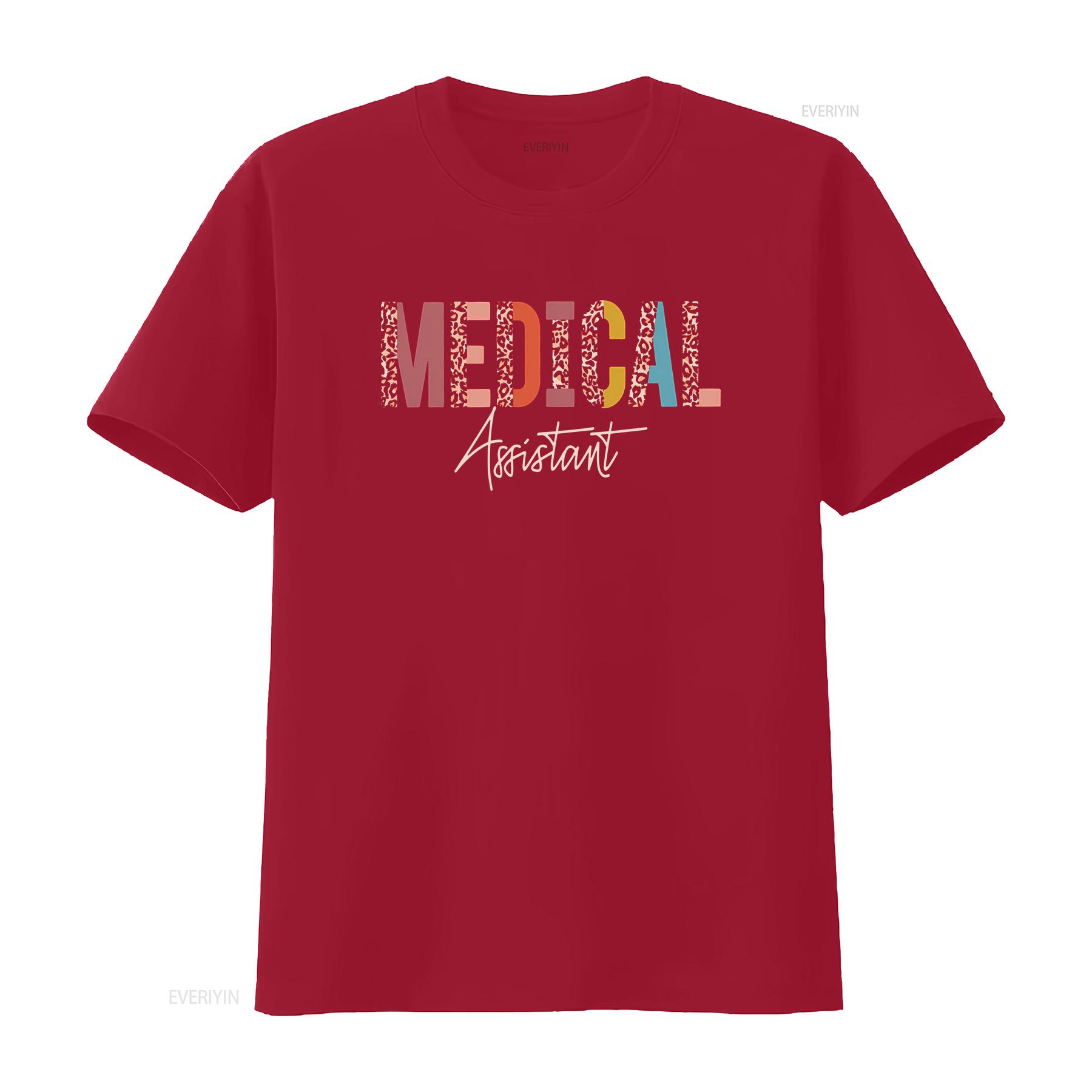 Medical AssistanT T Shirt Med Ma Graduation Doctor vintage Washed Stylish Stretched Unisex graphic Soft Breathable S