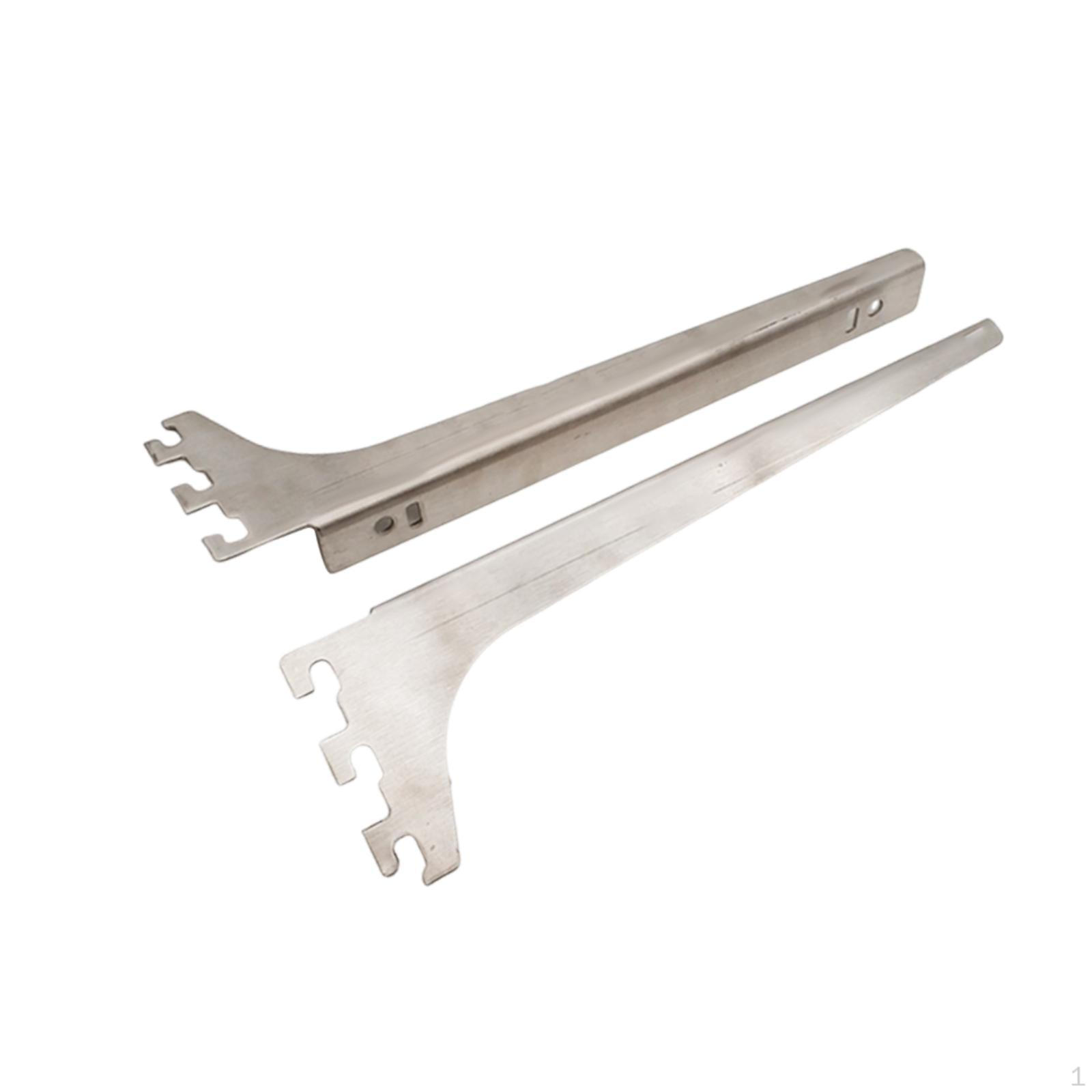 

2 шт. Полочные кронштейны для направляющих, крепежная фурнитура, вертикальные шкафы, кухня, прачечная 25cmx6cm