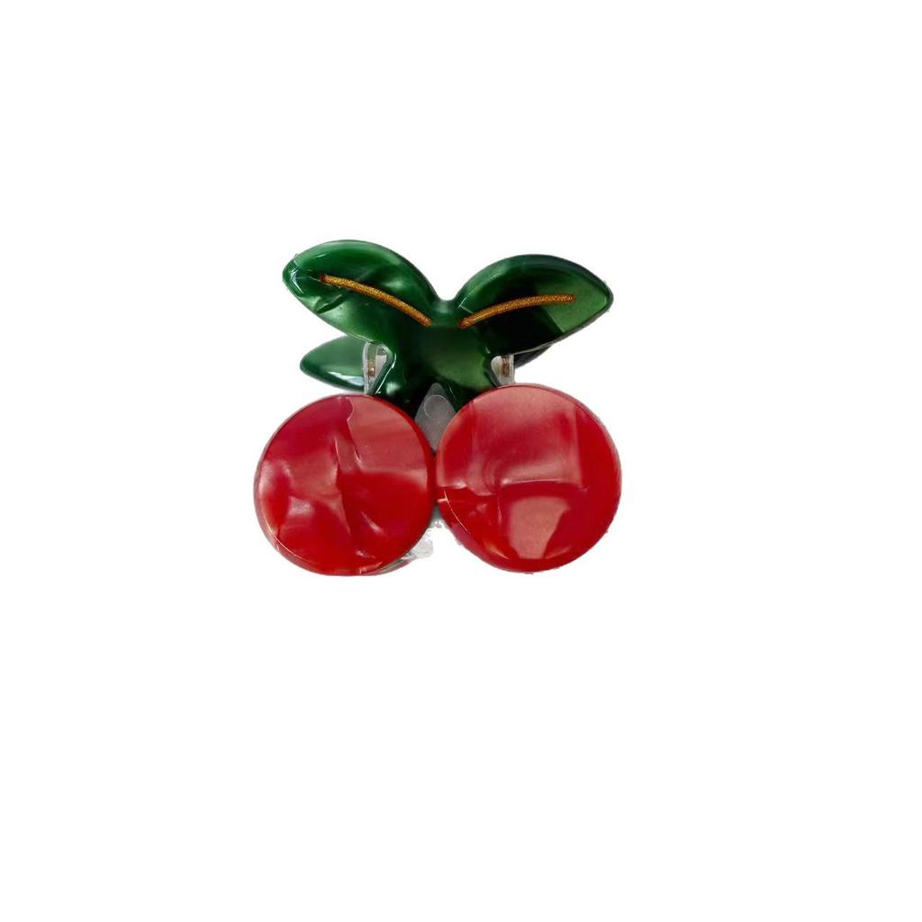 Summer Fruit Hair Clips: Cherry, Strawberry, Grape Claw Clips - Cute & Sweet Accessories