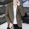 Herr Högkvalitativ Höstblazer med Två Knappar: Stilfulla, Mångsidiga, Kvalitetskläder