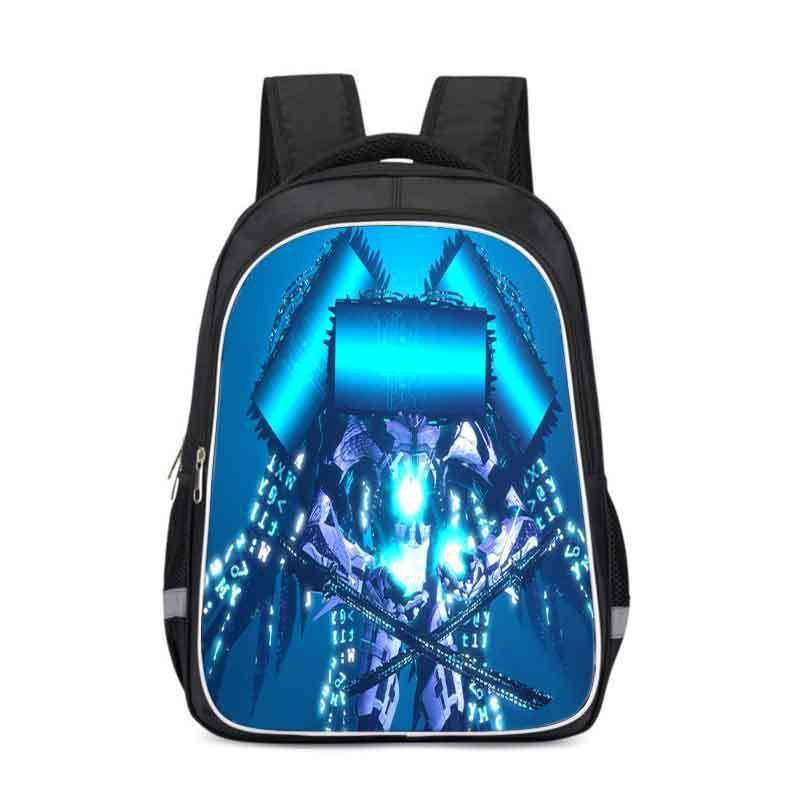 Kids School Backpack Boys Girls - Lightweight Ergonomic Design With Reflective Safety Stripes Oxford Fabric Cartoon Print