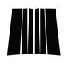 6PCS Fit For Toyota Noah Voxy R90 - Glossy Black Door Window Pillar Posts Door Trim Decoration Cover Exterior Stickers