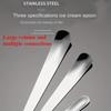 Thickened Handle Ice Cream Spoon Stainless Steel Yogurt Spoon Dessert Spoon  Coffee Mixing