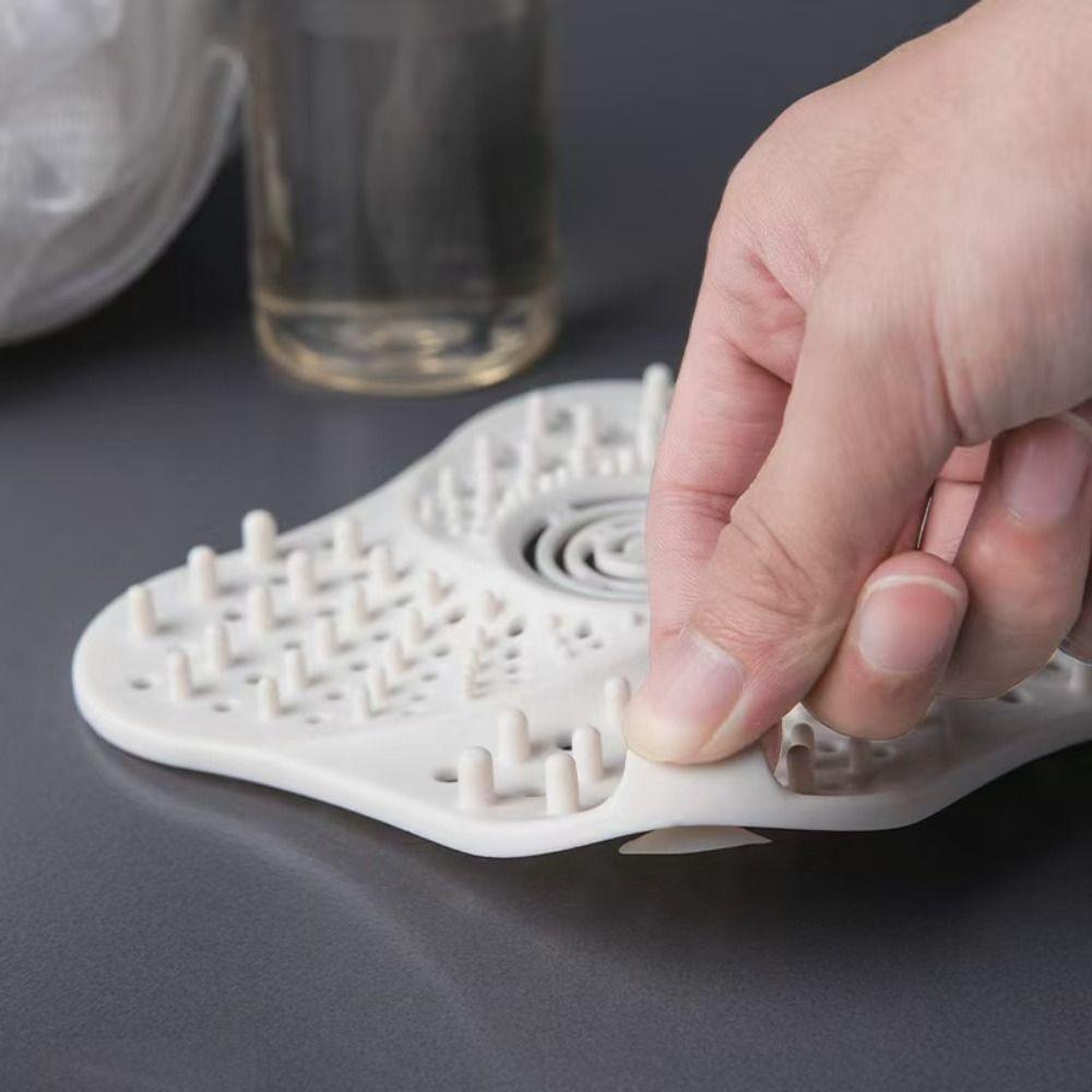 Floor Drain Sink Strainer Square Shape Mesh Trap Shower Drain Pad  Kitchen Bathroom Accessories