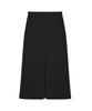 Nigaennikol Box Pleated Long Skirt_Black